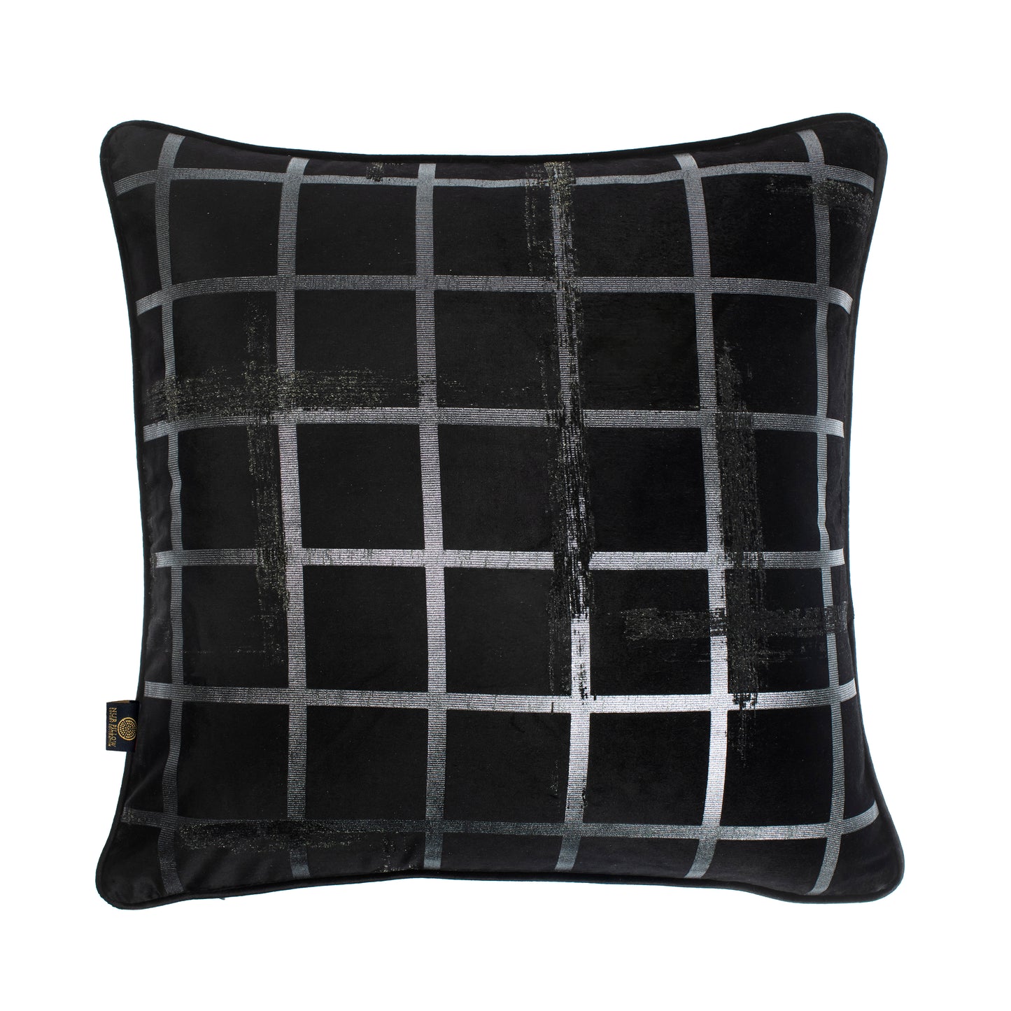 Silver Grid (Cushion Cover)