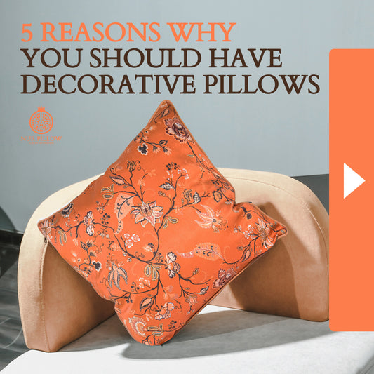 5 Reasons Why You Should Have Decorative Pillows