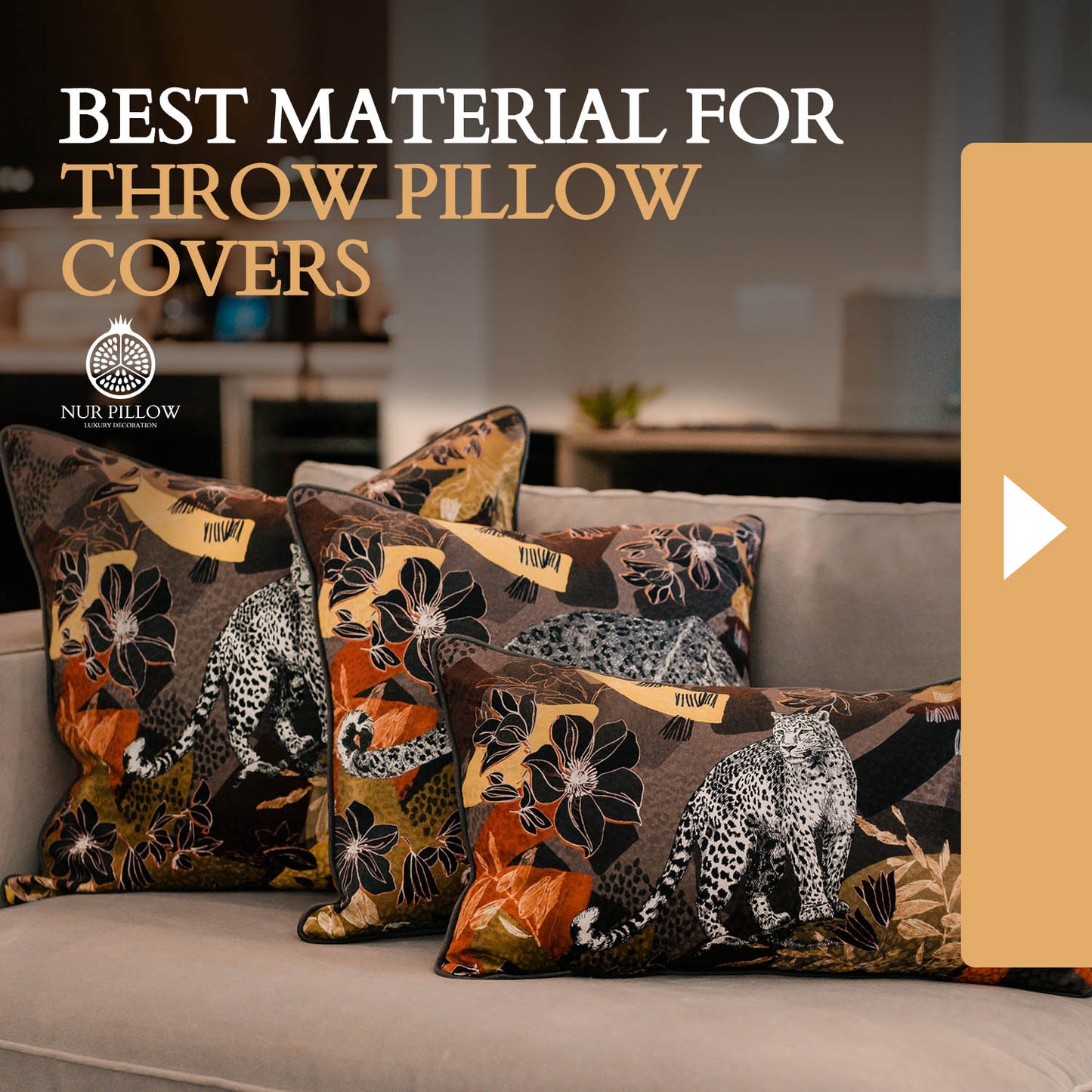 Best Material for Throw Pillow Covers | Nur Pillow – Nur Pillow Design