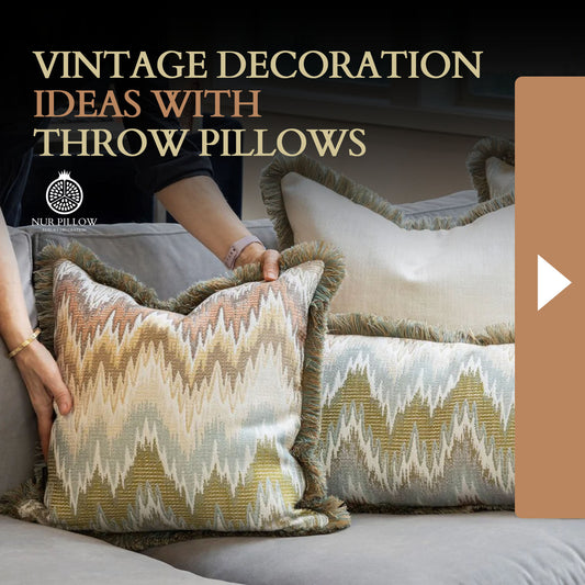 Vintage Decoration Ideas with Throw Pillows