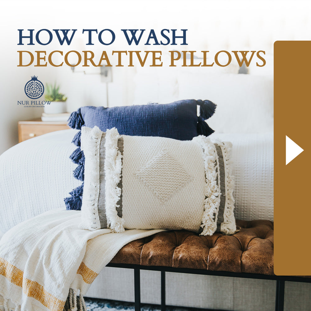 How to Wash Decorative Pillows