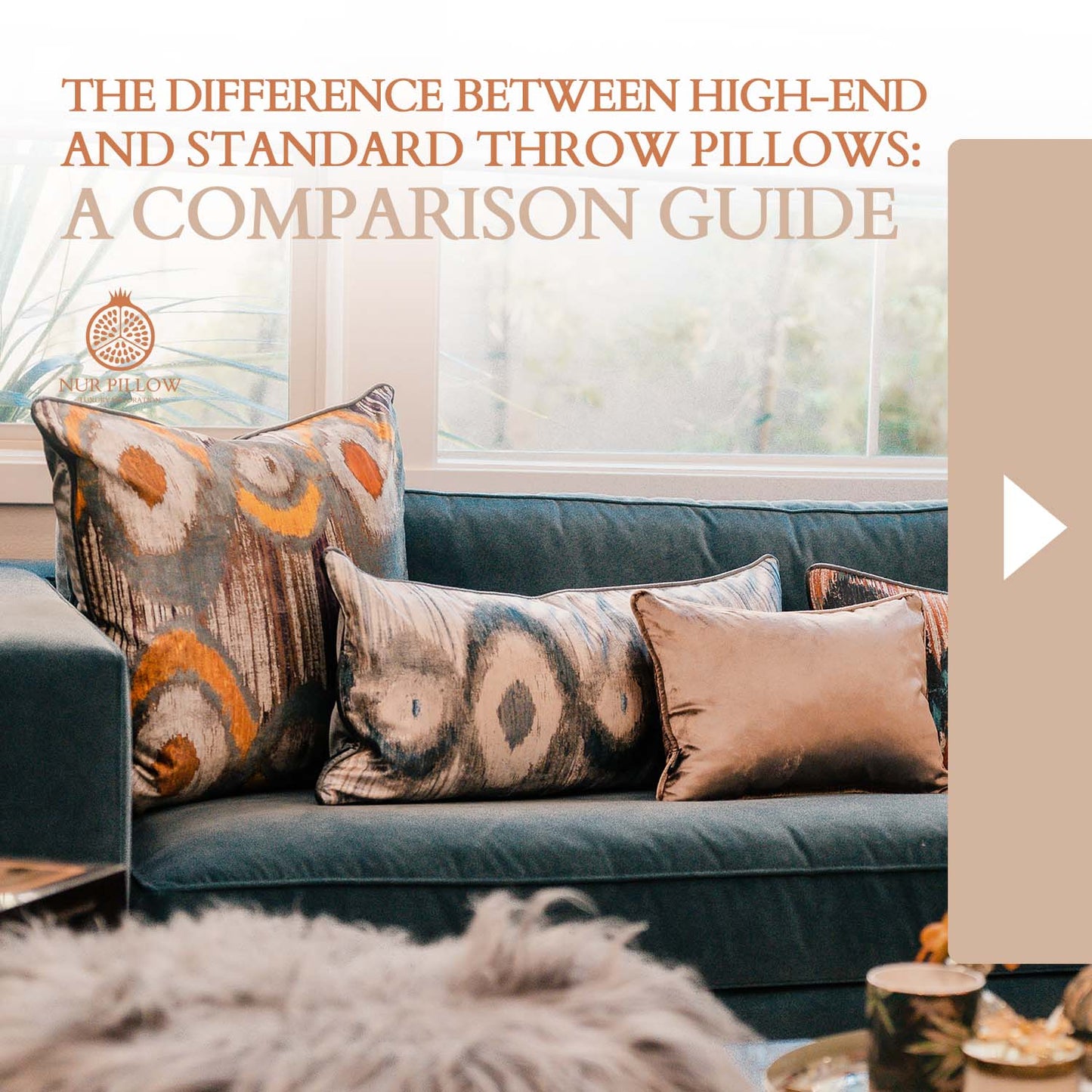 The Difference Between High-End and Standard Throw Pillows: A Comparison Guide