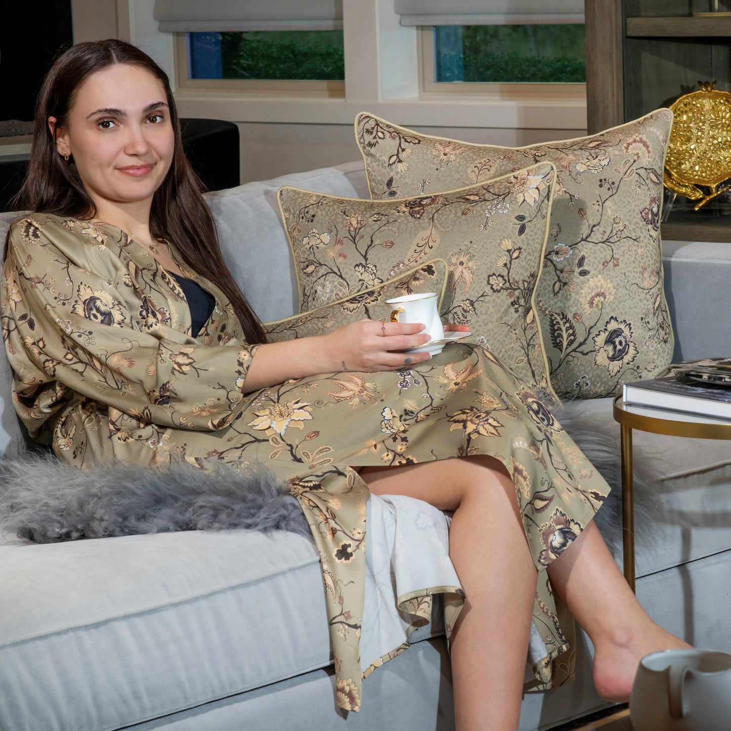 Ivory Garden (Cushion Cover)