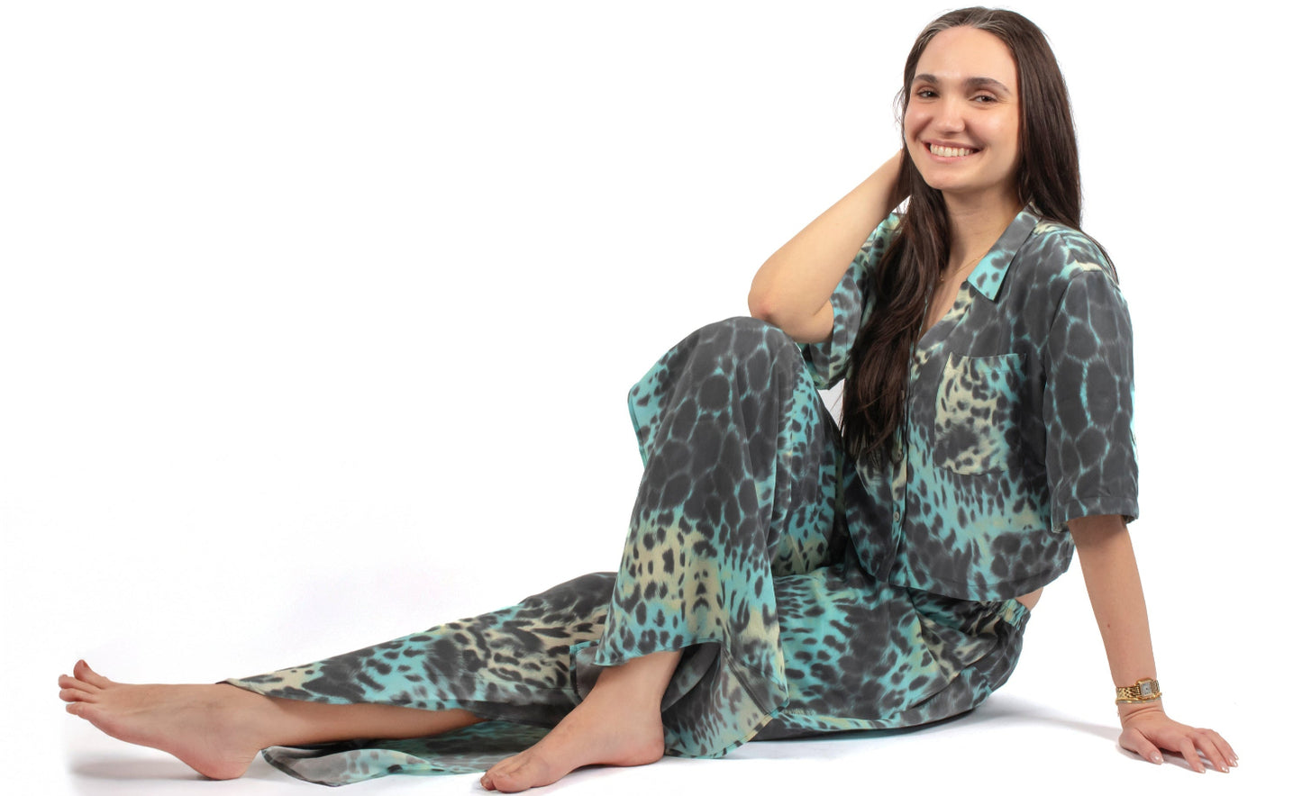 
                  
                    Blue Leopard Loungewear
                  
                